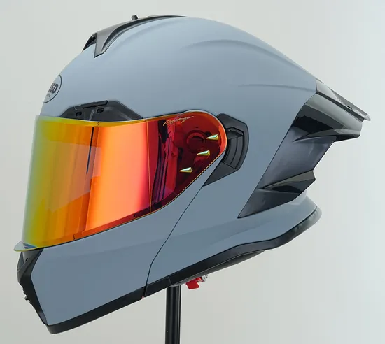 Capacetes de motocicleta para bicicleta de rua com viseira dupla para venda